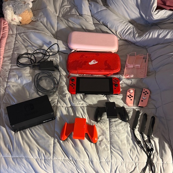 Nintendo Switch Handheld Console - Red and Black